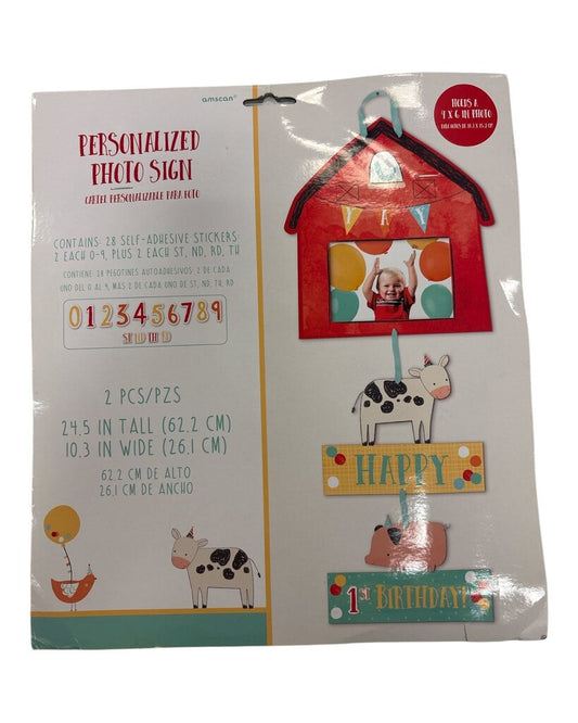 Personalized Photo Sign - Farm