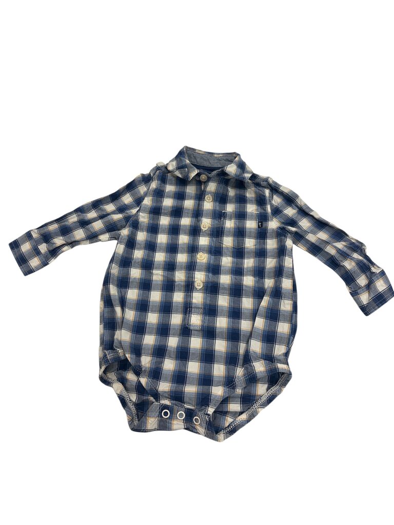 Long Sleeve Onesie - Plaid