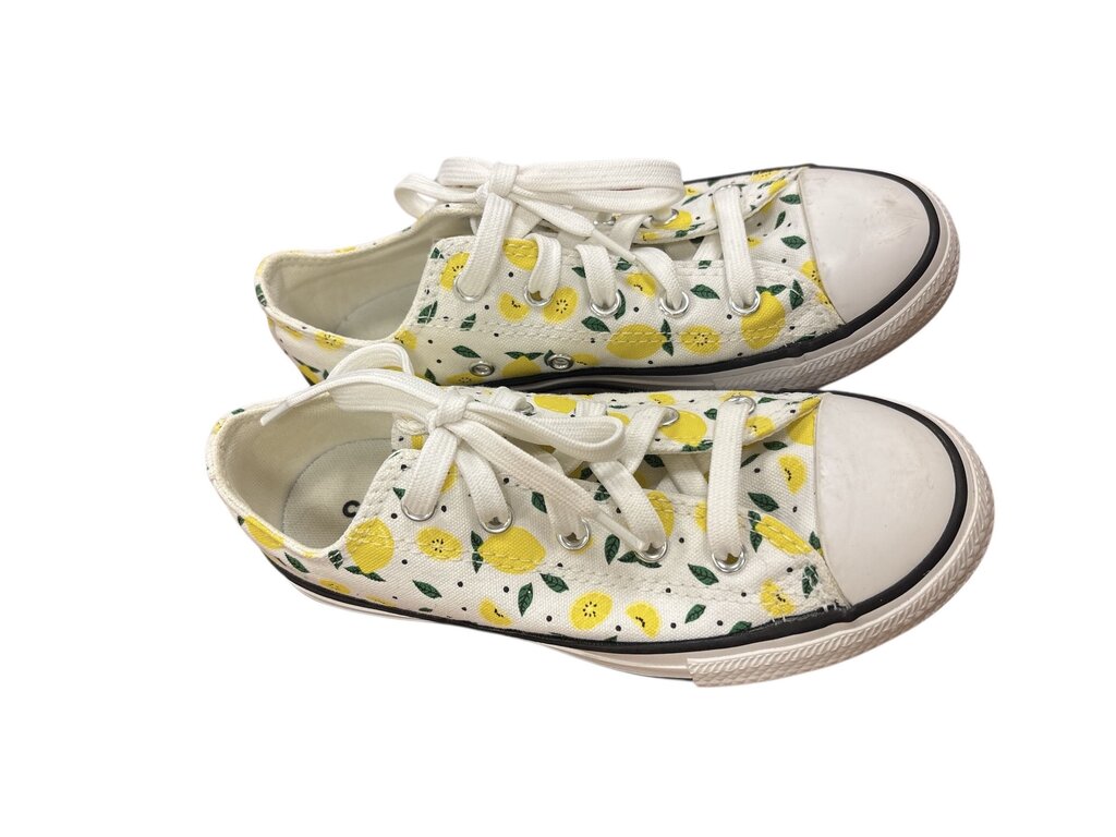 Lemon Pattern Low Tops