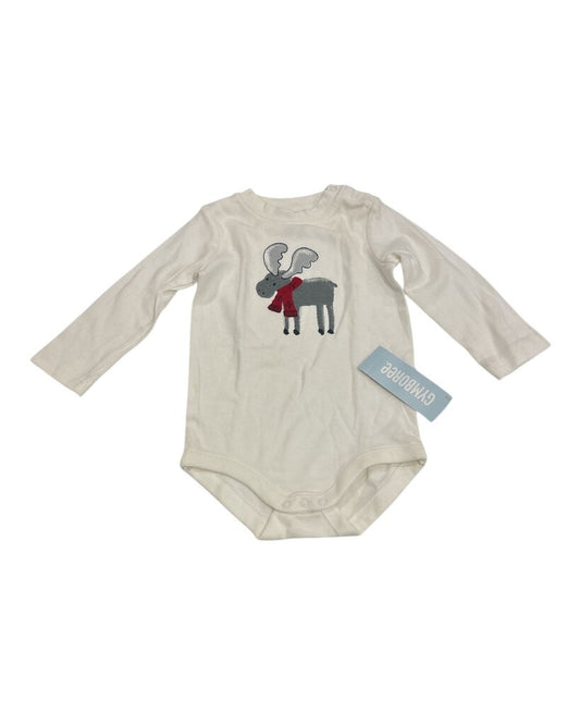 Long Sleeve Onesie - Moose