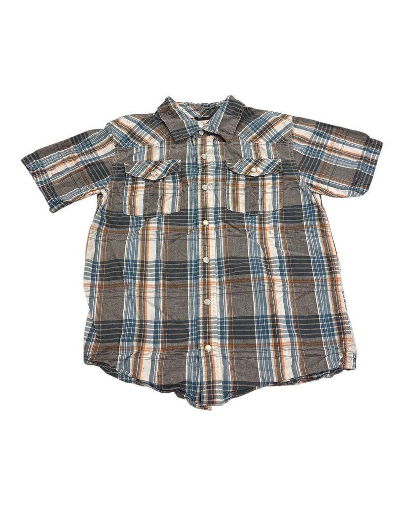 Short Sleeve Button Up - Plaid