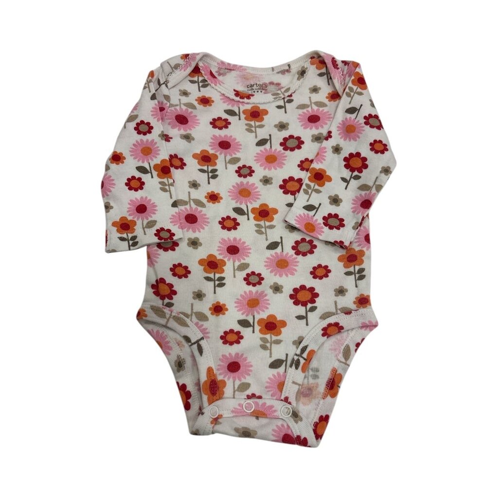 Flowers - Long Sleeve Onesie