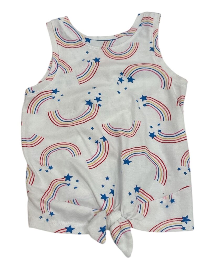 Tie Tank Top - Stars/Rainbows