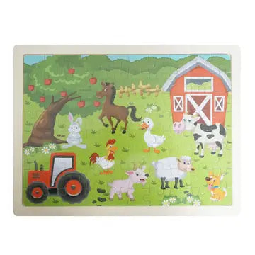 Wooden Jigsaw Puzzle - Barnyard